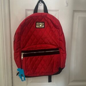 New Cookies V3 Quilted Smell Proof Red Backpack